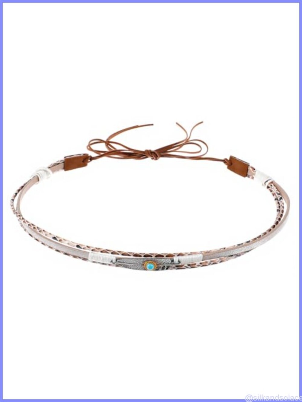 PU Leather Braided Cowboy Hat Band Cinch Adjustable Western Hat Accessory